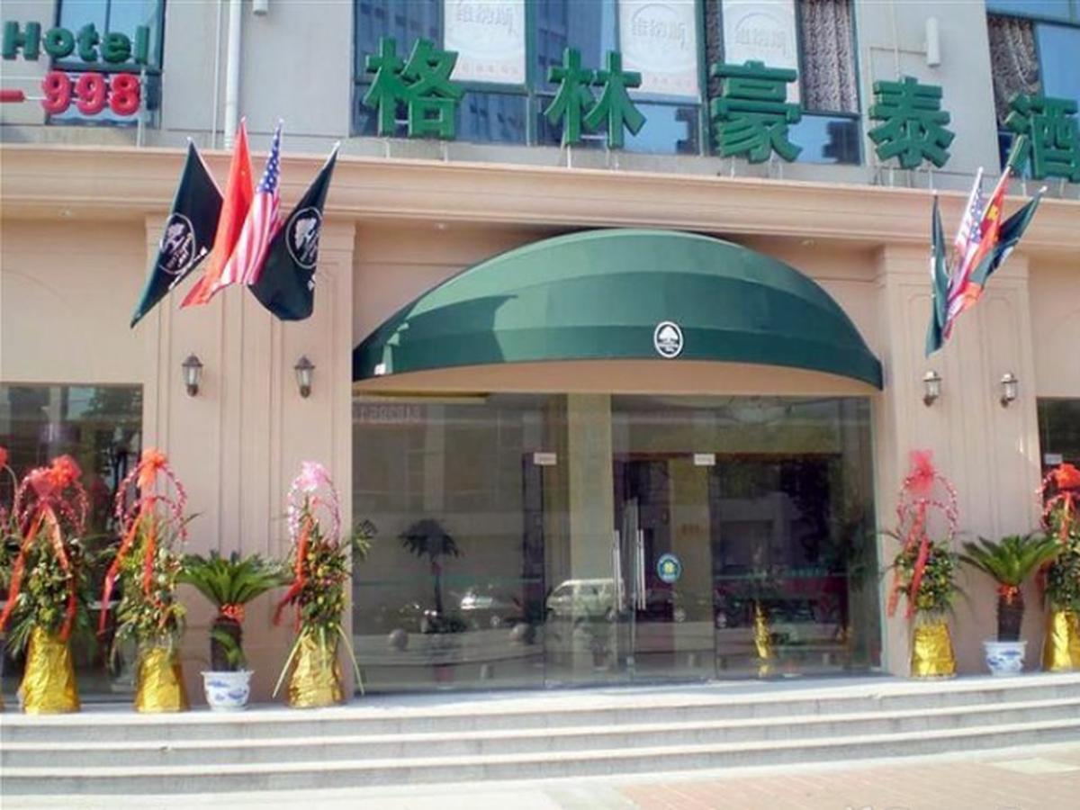 Greentree Inn Jiangsu Wuxi Hubin Business Street Business Hotel Exterior foto